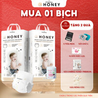 [TẶNG 2 QUÀ] 1 Bịch Tã Bỉm Dán Quần HONEY Thường, Honey Premium Chính Hãng Siêu Mềm Mại, Thoáng Khí