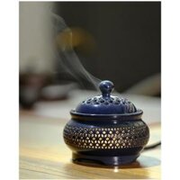 Tặng 20gr bột quế Lư đốt trầm điện - Đốt bột nhang - Bột gỗ các loại dùng điện - DDT61 điện xanh than