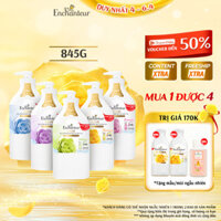 [TẶNG 30% DUNG TÍCH] Sữa tắm hương nước hoa Pháp Enchanteur Deluxe 845g - Mềm mịn như lụa Lưu hương 24H