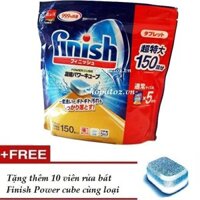 Tặng 5 viên rửa tổng hợp khi mua Viên rửa bát finish 150 viên mới ( hàng chính hãng ) dành cho máy rửa chén