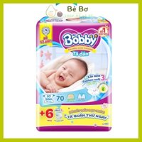 [TẶNG 6 MIẾNG QUẦN S] Tã dán sơ sinh BOBBY size XS 70 miếng, Bỉm dán cho bé sơ sinh dưới 5kg Bé Bơ Store