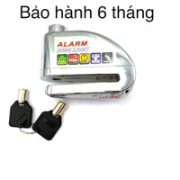 (Tặng 6 quả pin) Khoá Đĩa Xe Thích Hợp Cho Khoá Phanh Đĩa Xe Máy,Điện-Có Chế Độ Báo Động,Kêu Ú Nhiều Lần -An Toàn