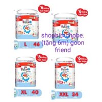 (tặng 6) tã quần goon friend m54/l46/xl42/xxl34/xxxl22