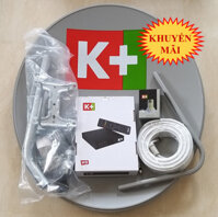 [TẶNG 6 THÁNG] Trọn Bộ đầu thu K+ HD và Bộ phụ kiện chân chảo Vệ Tinh của truyền hình K + Xem Ngoại Hạng với 170 Kênh