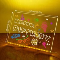 [Tặng 7 bút] Bảng vẽ phát sáng, bảng nghi chú, bảng phát sáng dạ quang A5, A4 bảng hắt sáng bảng vẽ LED hắt sáng