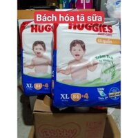 (Tặng  8  miếng) Combo 2 gói Tã quần Huggies XL (84+4) skincare mẫu mới dày12-17kg
