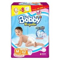 [Tặng 8 miếng] Tã quần Bobby M62/L54/XL48/XXL44