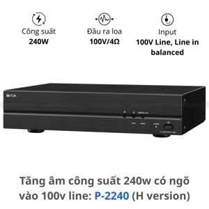 Tăng âm công suất TOA P-2240
