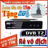 [Tặng Anten] Đầu Thu kỹ Thuật Số,Đầu Thu Mặt Đất VTC T201