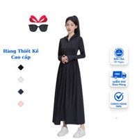 [TẶNG Áo Chống Nắng Nữ Cánh Dơi] Áo Váy Chống Nắng Toàn Thân Nữ Chất Thun Lạnh Chống Tia UV