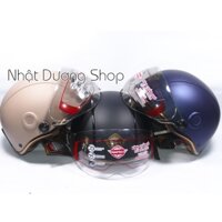 [Tặng áo mưa Honda 45K] Mũ bảo hiểm NBL có kính chắn bụi bảo vệ tốt mặt và đầu khi va chạm, có kính chắn gió
