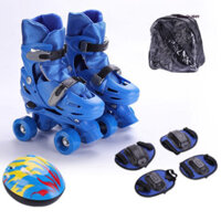 [TẶNG BALO+BẢO HỘ] Giày Trượt Patin 2 Hàng Bánh Cao Cấp Cho Trẻ Em Và Người Lớn (tặng kèm bảo hộ tay chân+ mũ bảo hiểm)