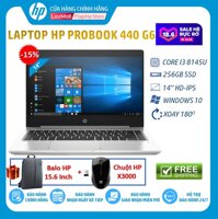 [Tặng Balo HP 15.6 + Chuột HP X3000-giao sau 15 ngày]Laptop HP ProBook 440 G6 (Core i3 8145U4GB RAM DDR4256GB SSDIntel UHD Graphics14 HDWin10Home) 8GV28PA Hàng Chính Hãng LazadaMall