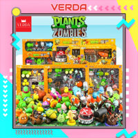[TẶNG BẢN CHIẾN ĐẤU] Plants vs Zombies đồ chơi mô hình cây bắn zombie - bộ hộp zoombie plant cho bé battle game trẻ em