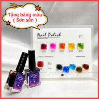 {Tặng bảng màu} Set loang cồn 12 màu- Cồn loang Nara chính hãng 12 chai-Cồn vân đá chất đậm đặc, dễ lên màu, Cồn vân mây