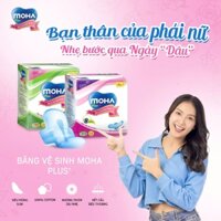 (Tặng băng quần)combo 8 gói băng vệ sinh cao cấp Moha ban ngày, ban đêm , hàng ngày, bvs có cánh và bvs không cánh ..