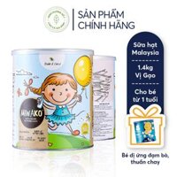 [Tặng Bánh Ăn Dặm Gerber] Bộ 2 Hộp Sữa Miwako Vị Gạo Hộp 700g (1.4kg) Sữa Hạt Cho Bé Cải Thiện Hệ Tiêu Hóa - DDS1 Store