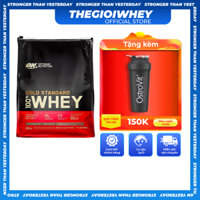 [Tặng Bình Lắc] OptimumNutrition GOLD STANDARD 100% WHEY 10lbs(4.6kg), Whey Protein Bổ Sung Đạm, Hỗ Trợ Tăng Cơ Giảm Mỡ