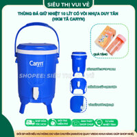 TẶNG BÌNH NƯỚC 320ML-Thùng đá giữ nhiệt có vòi nhựa Duy Tân 10 lít ( hàng khuyến mãi Caryn )