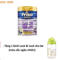 (TẶNG BÌNH NƯỚC LOCK & LOCK ) Sữa bột Friso Gold 5 900g