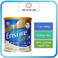 (Tặng bình nước thể thao cao cấp) Sữa bột Abbott Ensure Gold (HMB) hương Vani 400g