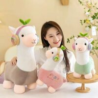 [TẶNG BÌNH SỮA 20CM] LẠC ĐÀ ALPACA NHỒI BÔNG GẤU BÔNG ĐỒ CHƠI