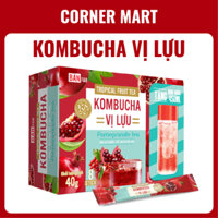 [TẶNG BÌNH] Trà Lên Men Vị Lựu Trà Kombucha Detox Giảm Cân Thải Độc Giải Nhiệt