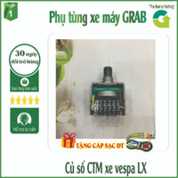 [TẶNG BỘ CÁP SẠC ĐIỆN THOẠI 3 IN 1]Củ số - công tơ mét xe Vespa LX với chất liệu bền vừa zin xe nên dễ dàng lắp đặt.