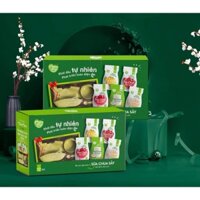 [TẶNG BỘ DỤNG CỤ ĂN DẶM] 12  BỊCH  BÁNH SỮA CHUA SẤY LẠNH  MIX 5 VỊ BỔ SUNG VITAMIN CHO BÉ