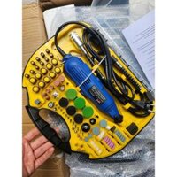 TẶNG BỘ PHỤ KIỆN 100 CHI TIẾT] Bộ khoan-mài-khắc mini đa năng XH211, khoan cắt, làm lũa, mài khuôn, MÁY MÀI HƠI
