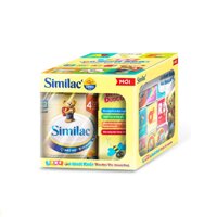 [TẶNG BỘ XẾP HÌNH KHỐI GẤU]Sữa Bột Similac Eye-Q 4 HMO 900g Gold Label Lon 900g