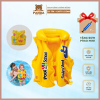 [TẶNG BƠM MINI] Áo Phao Bơi INTEX Cho Bé 1,5-6 Tuổi Có Khóa An Toàn Hỗ Trợ Trẻ Tập Bơi