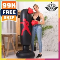 [Tặng Bơm] Trụ đấm bốc bơm hơi ⚡giá rẻ⚡ Trụ đấm tự cân bằng Pro360