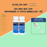 [TẶNG BƠM ZIN]Dung Dịch mọc râu tóc combo 2 lọ Minoxidil 5%