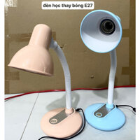 [TẶNG BÓNG 5W] Đèn học chống cận  bỏ bóng, thân đèn xoay 360 độ, đui đèn E27 thay bóng dễ dàng