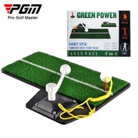 (Tặng bóng golf) Thảm Golf Swing 360 độ PGM, Thảm tập golf swing mini PGM, Thảm Tập Golf trong nhà xoay 360 độ