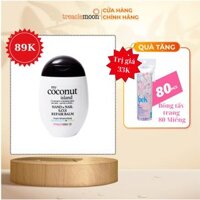 Tặng Bông tẩy trang 80 miếng  Kem dưỡng da tay chiết xuất thiên nhiên hương Mâm Xôi, Kẹo Ngọt, Dừa - Tracemoon-75ml - Dừa