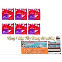 [Tặng Bông tẩy trang 80 miếng][Combo 6 gói]Băng Vệ sinh Carefree hàng ngày siêu thấm 40 miếng siêu thơm QS Store