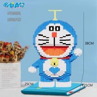 Tặng búa,mô hình doremon Lắp ráp mô hình doraemon chong chóng tre, túi thần kì trái tim siêu đẹp cỡ lớn 38cm, xếp hình