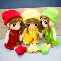 [TẶNG BÚP BÊ NHỎ] BÚP BÊ NHỒI BÔNG XINH 60CM BÚP BÊ CHIBI ĐÁNG YÊU