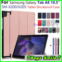 (Tặng bút cảm ứng) Bao Da Máy Tính Bảng Samsung Galaxy Tab A8 10.5 2021 SM-X200 X205 Galaxy Tab A8 2022  (NC)