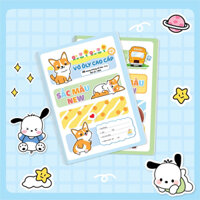 [TẶNG BÚT CHÌ] Lốc 10 Vở 4 ô ly Hải Tiến 48 trang Sắc màu New 1824 - Định lượng 100gsm - Bìa in hình bắt mắt