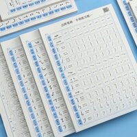 (Tặng bút) COMBO 6 VỞ GIẤY LUYỆN VIẾT CHỮ HÁN, CÁC NÉT CƠ BẢN, BỘ THỦ TIẾNG TRUNG