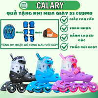 [TẶNG BV ] Giày Patin Trẻ Em Flying Eagle S3 Cosmo, Giày Trượt Patin Form Nhựa Cao Cấp, Tặng Kèm Bảo Hộ Tay Chân Cho Bé