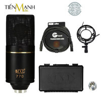 [Tặng Cable, Chính Hãng] Micro MXL 770 Thu Âm Condenser Livestream Mic Phòng Thu Studio MXL770 Microphone Cardioid