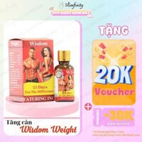 Tăng Cân Wisdom Weight Vitamin Hỗ Trợ Tăng Cân Giúp Ăn Ngon Ngủ Ngon Hấp Thụ Tối Đa Các Dưỡng Chất.