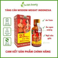 Tăng cân wisdom weight, vitamin tăng cân wisdom weight chính hãng indonesia tăng cân an toàn không tích nước