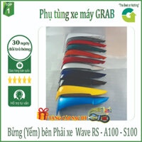 [TẶNG CÁP SẠC ĐIỆN THOẠI] Cánh yếm ngoài bên phải xe Wave RS - Anpha- S100 từ đời 2002 đến đời 2016