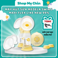 [TẶNG CÁP SẠC FREE] Máy hút sữa Medela chính hãng Medela Swing Maxi Flex like new 99% lực hút siêu mạnh chạy êm chống ồn