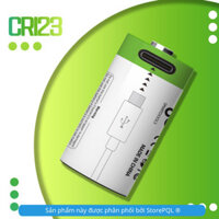 [Tặng Cáp Type C] Pin sạc CR123A CR17345 CR16340 16340 (3.7V) cho máy ảnh máy quay phim lõi pin lithium Cr123